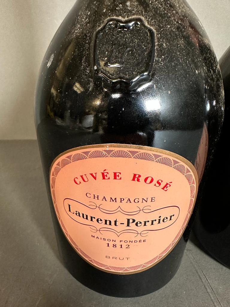 Two Bottles of Laurent Perrier Rose Champagne - Image 2 of 2