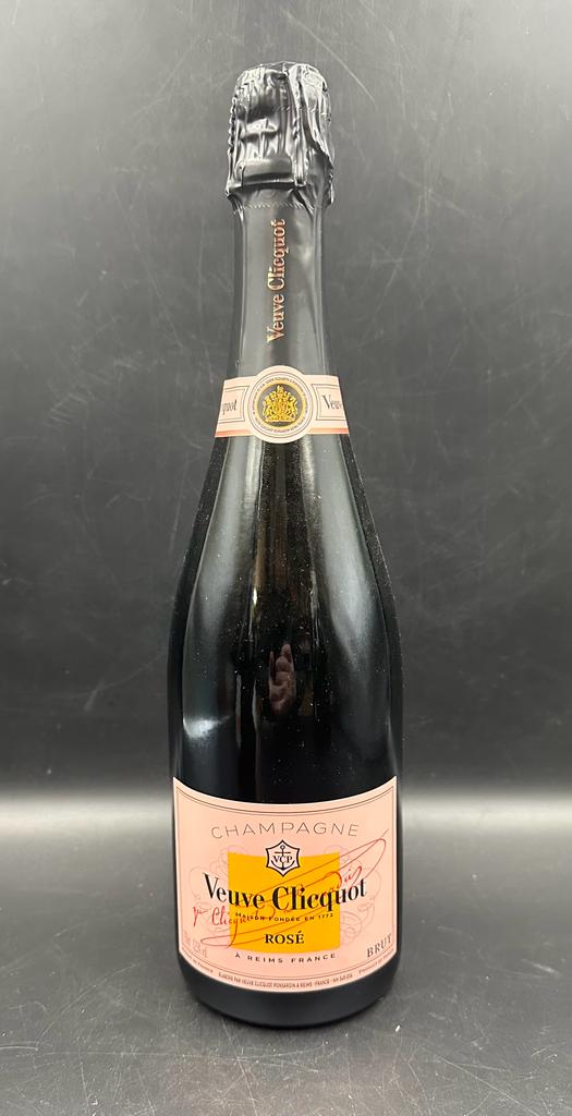 A Bottle of Veuve Clicquot Rose Champagne