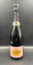 A Bottle of Veuve Clicquot Rose Champagne