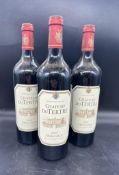 Three bottle of Chateau Du Tertre Margaux 2005