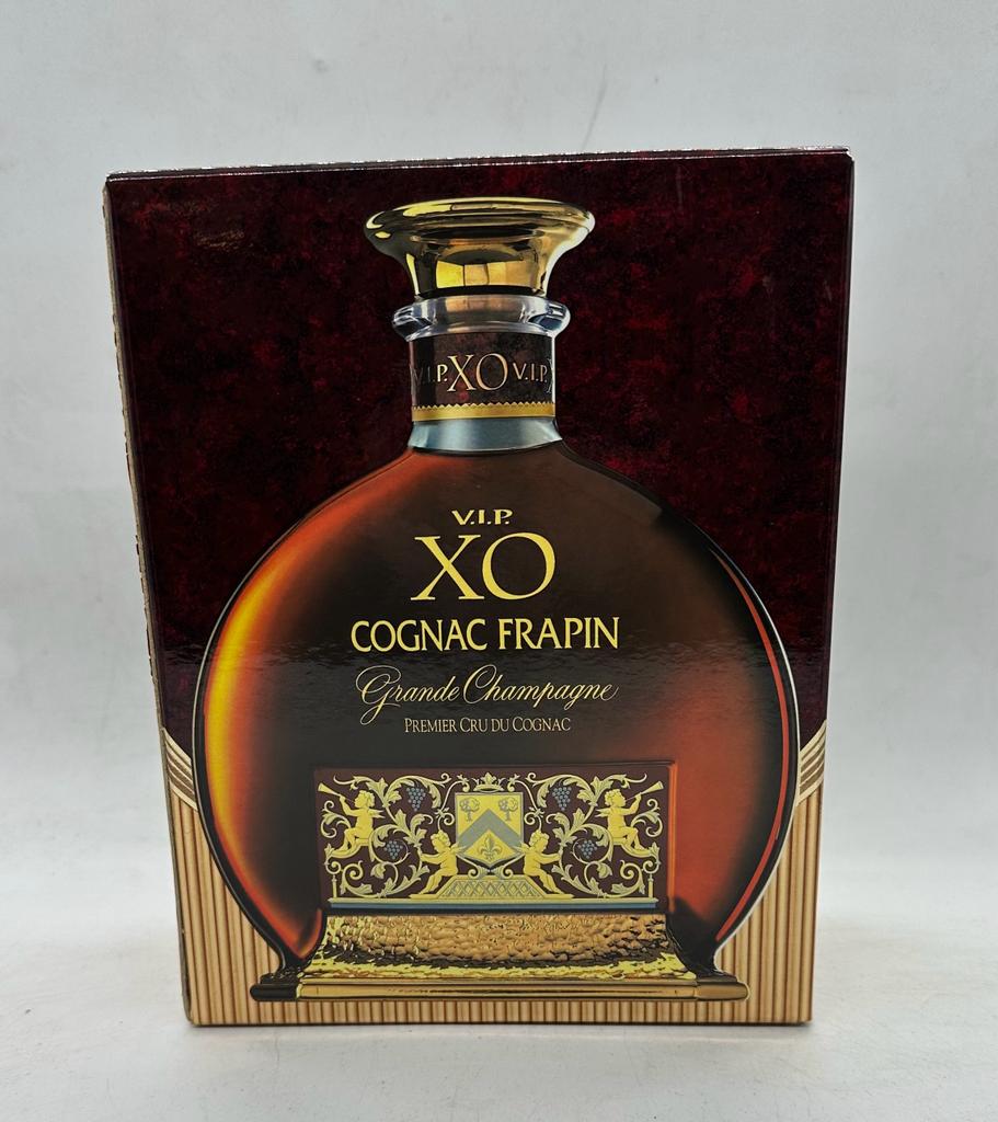 A Bottle of VIP XO Cognac Frapin Grand Chapmagne Cognac