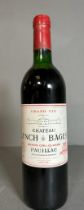 A Bottle of 1985 Chateau Lynch Bages Grand Cru Classe Pauillac