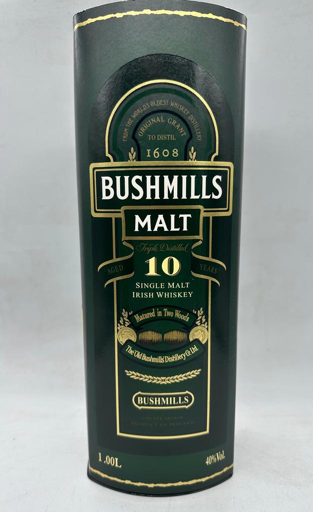 A Bottle of Bushmills Malt 10 Single Malt Irish Whiskey
