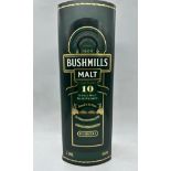 A Bottle of Bushmills Malt 10 Single Malt Irish Whiskey