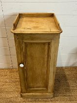 A pine side cabinet (H78cm Sq36cm)