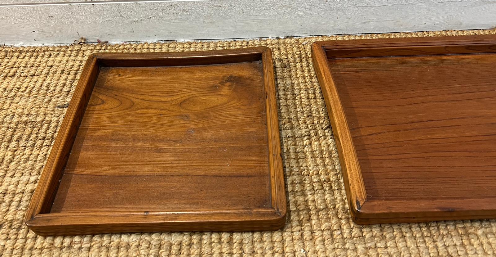 Two wooden oriental trays - Image 3 of 3