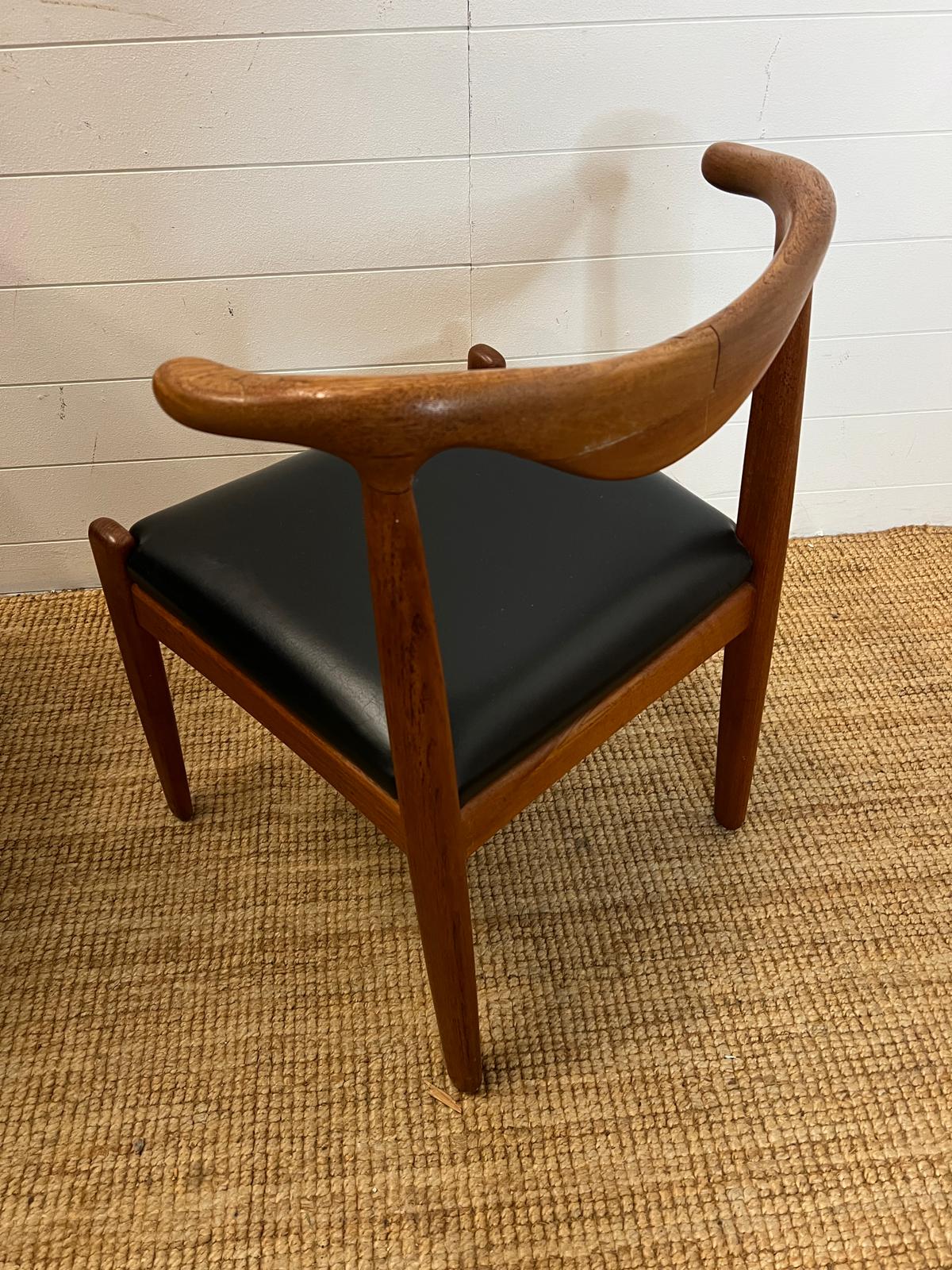 Harry Ostergaard Bull horn chair for Randers Mobelfabrik 50's - Image 2 of 6