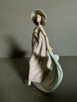 A boxed Lladro figure of a dancing lady Condition Report good condition