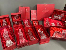 Waterford crystal Nativity collection Condition Report good condition