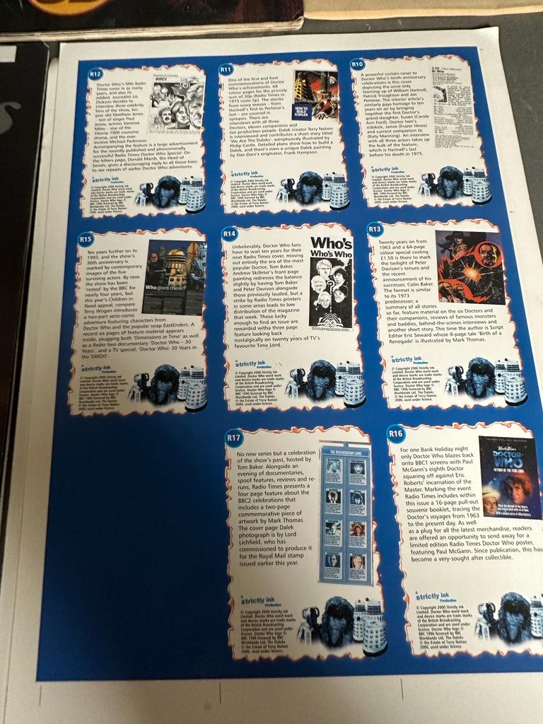 A selection of Doctor Who copies of the Radio Times to include the 1983 twentieth anniversary - Image 3 of 6