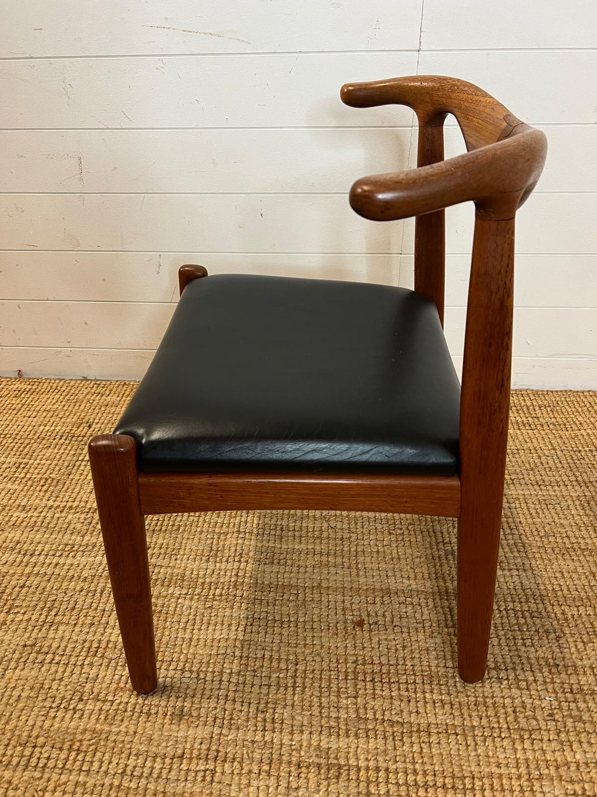 Harry Ostergaard Bull horn chair for Randers Mobelfabrik 50's - Image 3 of 6