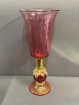 Bohemian glass ware (H36cm)