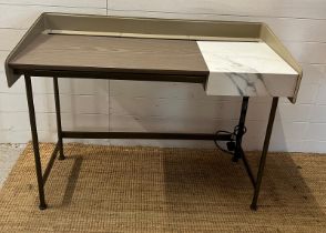 An Italian Bontempi casa secret desk (H84cm W112cm D50cm)
