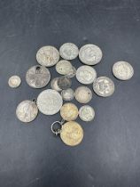 A quantity of British silver coins, circulated, various conditions