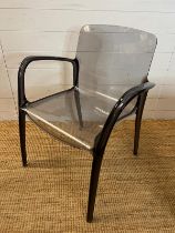 A Tiffany arm chair by Casprini Marcello Ziliani Italian
