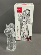 Mikasa Angelic violin figurine, lead crystal
