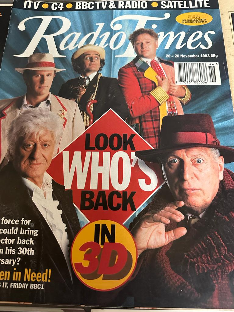 A selection of Doctor Who copies of the Radio Times to include the 1983 twentieth anniversary - Image 2 of 6