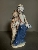 A boxed Lladro figure "Pals Forever" Condition Report Good condition