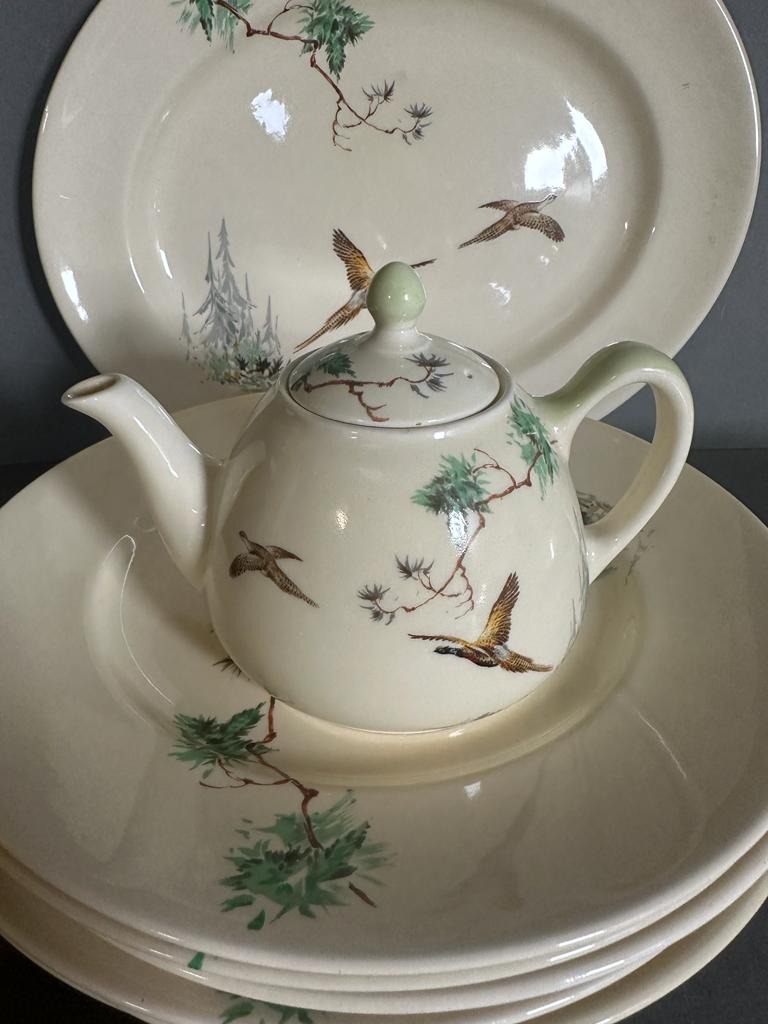 A part tea service by Queen Anne including, sandwich plate, six cups and saucers etc Condition - Image 5 of 5