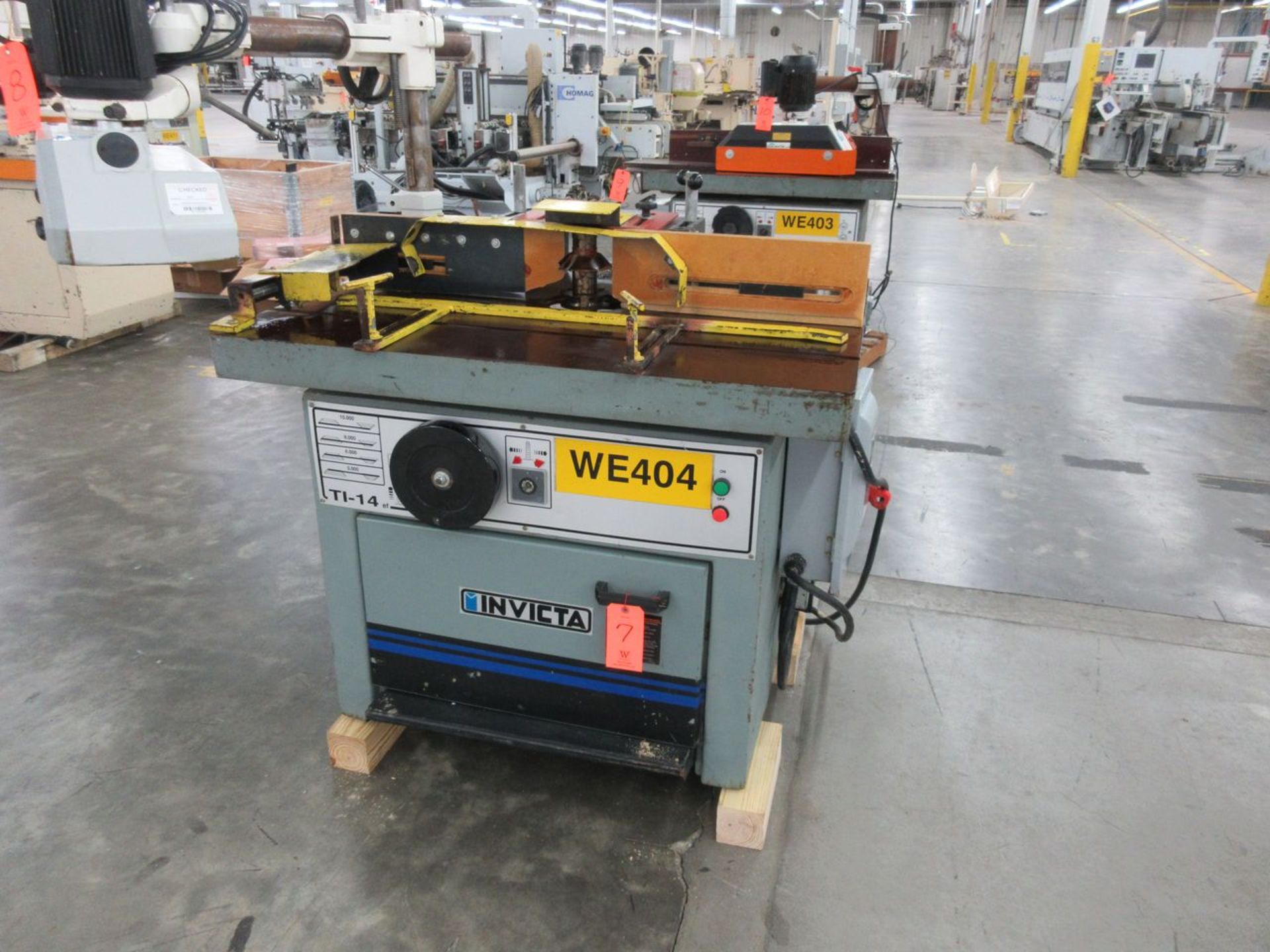 Invicta Model TI-14 Single Spindle Vertical Shaper, S/N: 2591 (2006); with 2 in. Arbor, 10,000