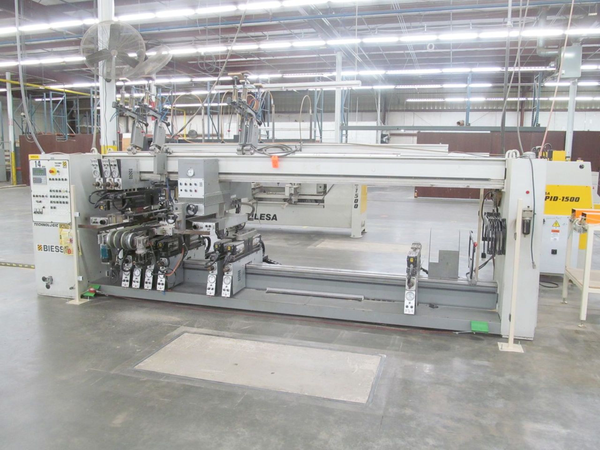 Biesse Techno Logic Through-Feed Automatic Drilling Machine, S/N: 92045 (1999); with 3200-mm Max.