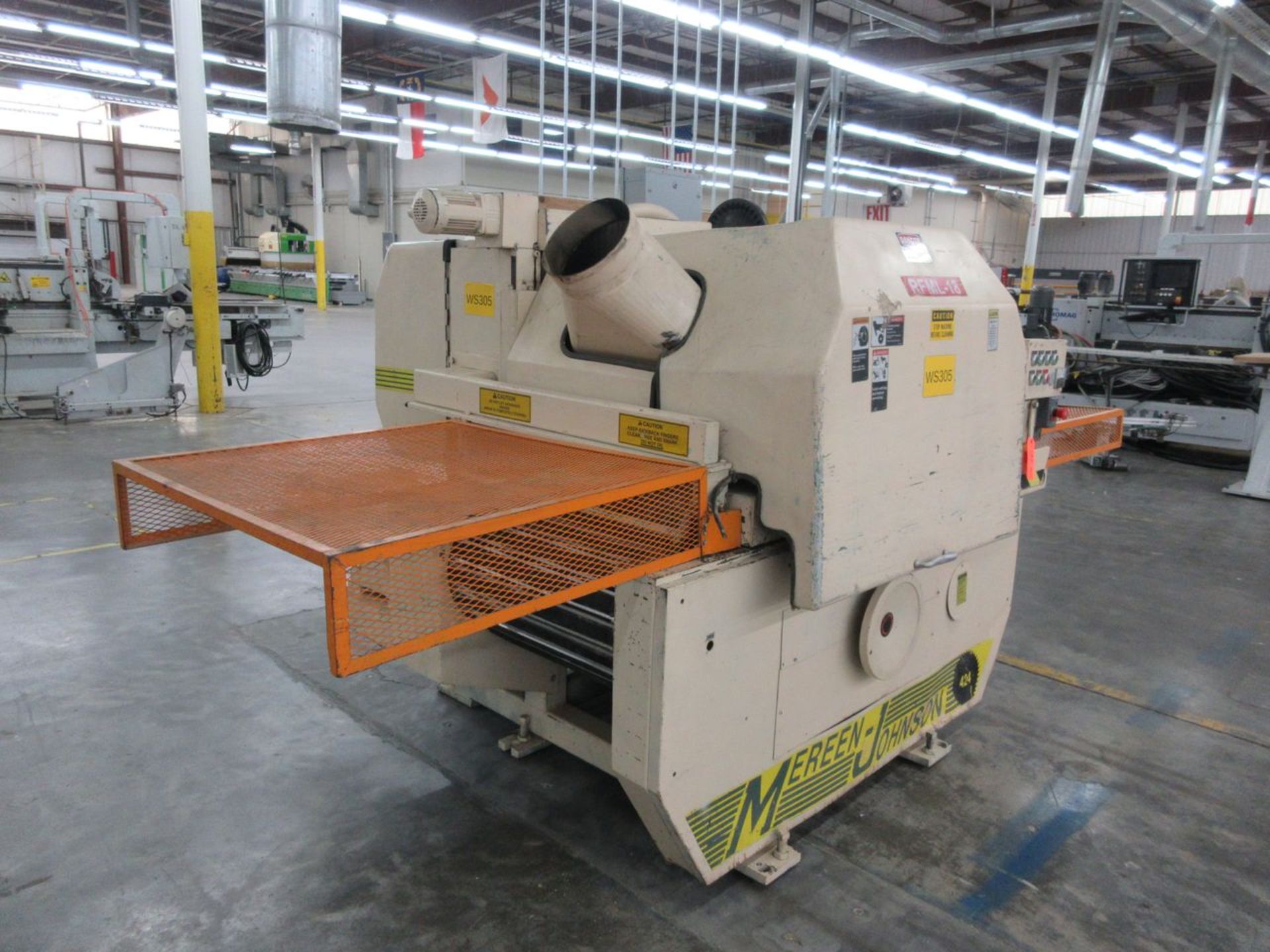 Mereen-Johnson 24 in. Model 424 Gang Rip Saw, S/N: MJ-5493; with 75-HP Motor, (13) 12 in. Saw - Image 5 of 7