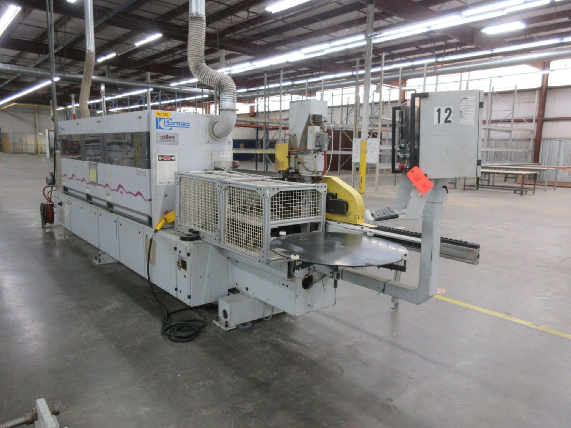 Homag KL76/A20 Single End Edge Bander, S/N: 0-200-08-4020 (1999); with Coil Feed Reel, Glue Station, - Image 2 of 13