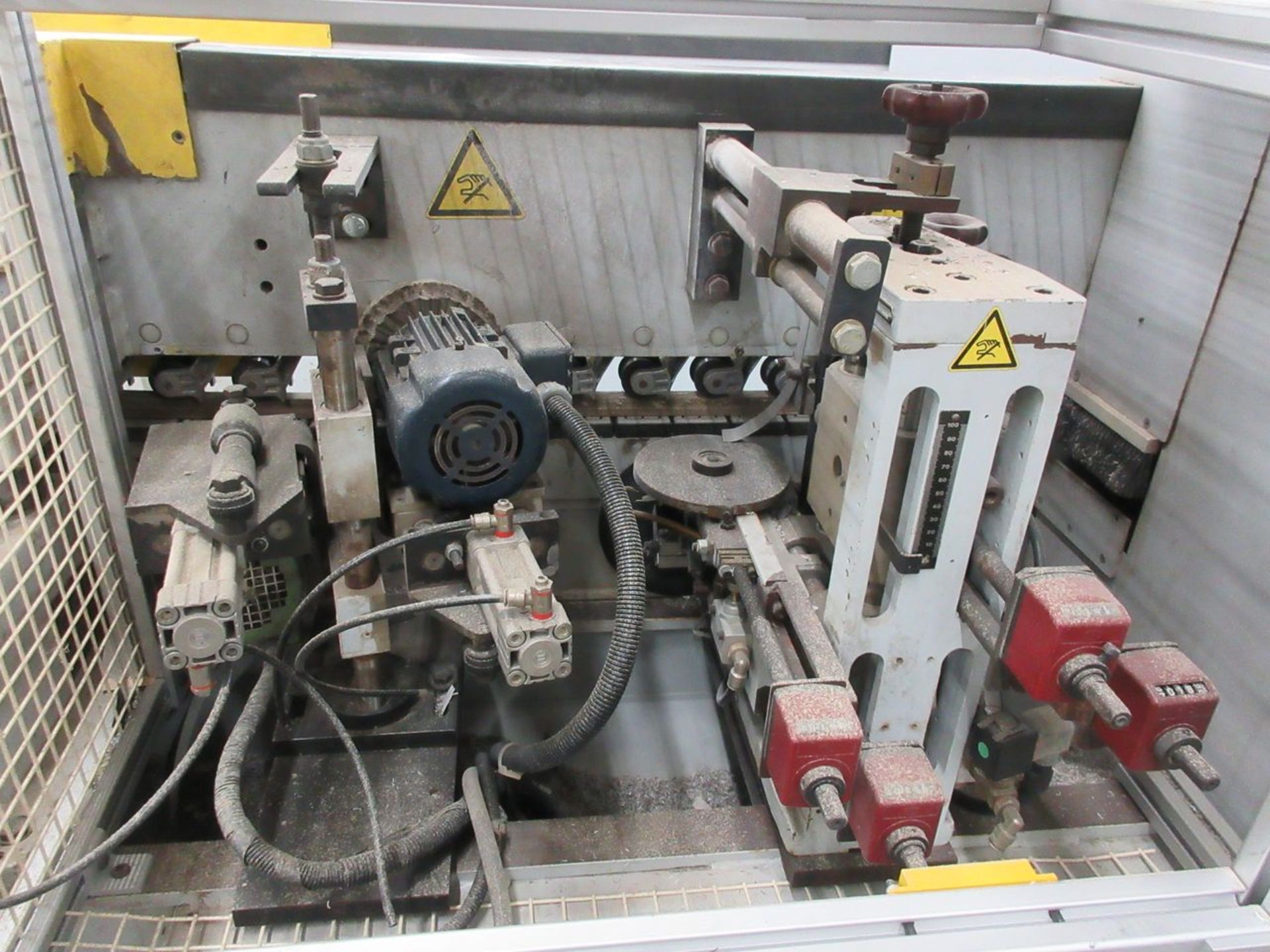 Homag Type KL84/A12/30 Double End Edge Bander, S/N: 0-200-08-3019 (1998); with Coil Feed Reel, - Image 8 of 26