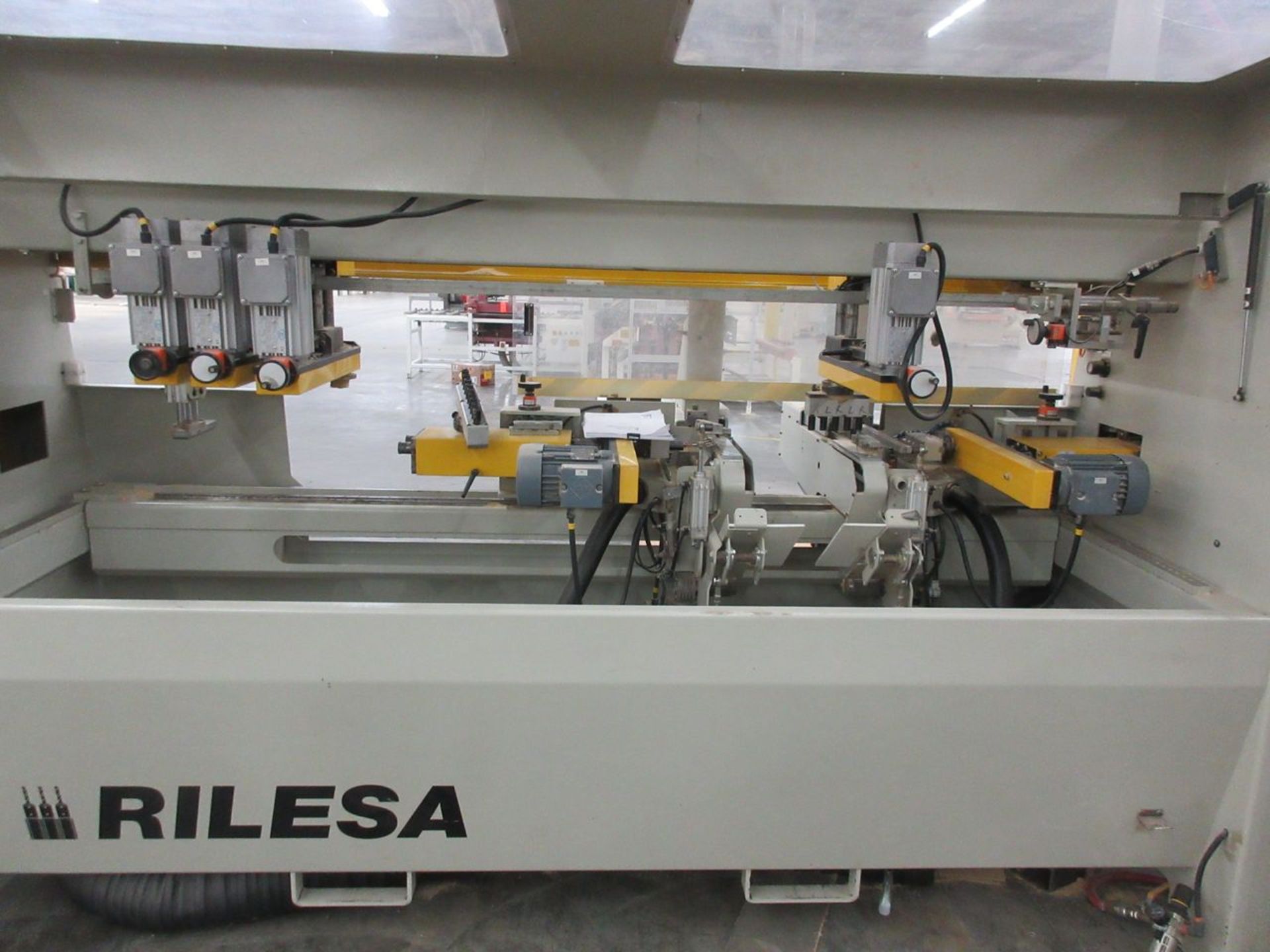 Rilesa Rapid-1500 Automatic Dowel Drilling Machine, S/N: 27011325 (2013); Opposing 5-Spindle - Image 5 of 8