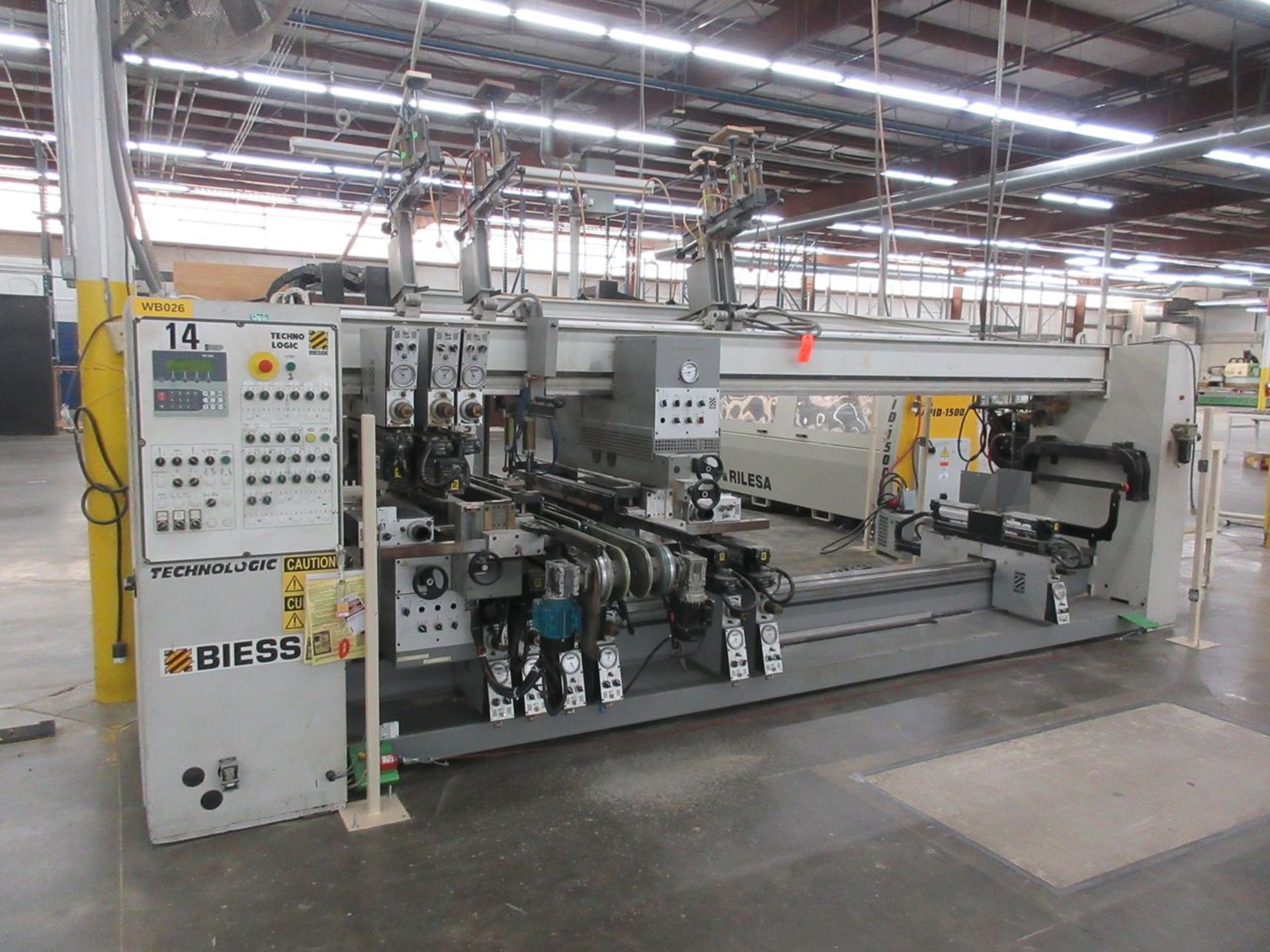 Biesse Techno Logic Through-Feed Automatic Drilling Machine, S/N: 92045 (1999); with 3200-mm Max. - Image 2 of 8