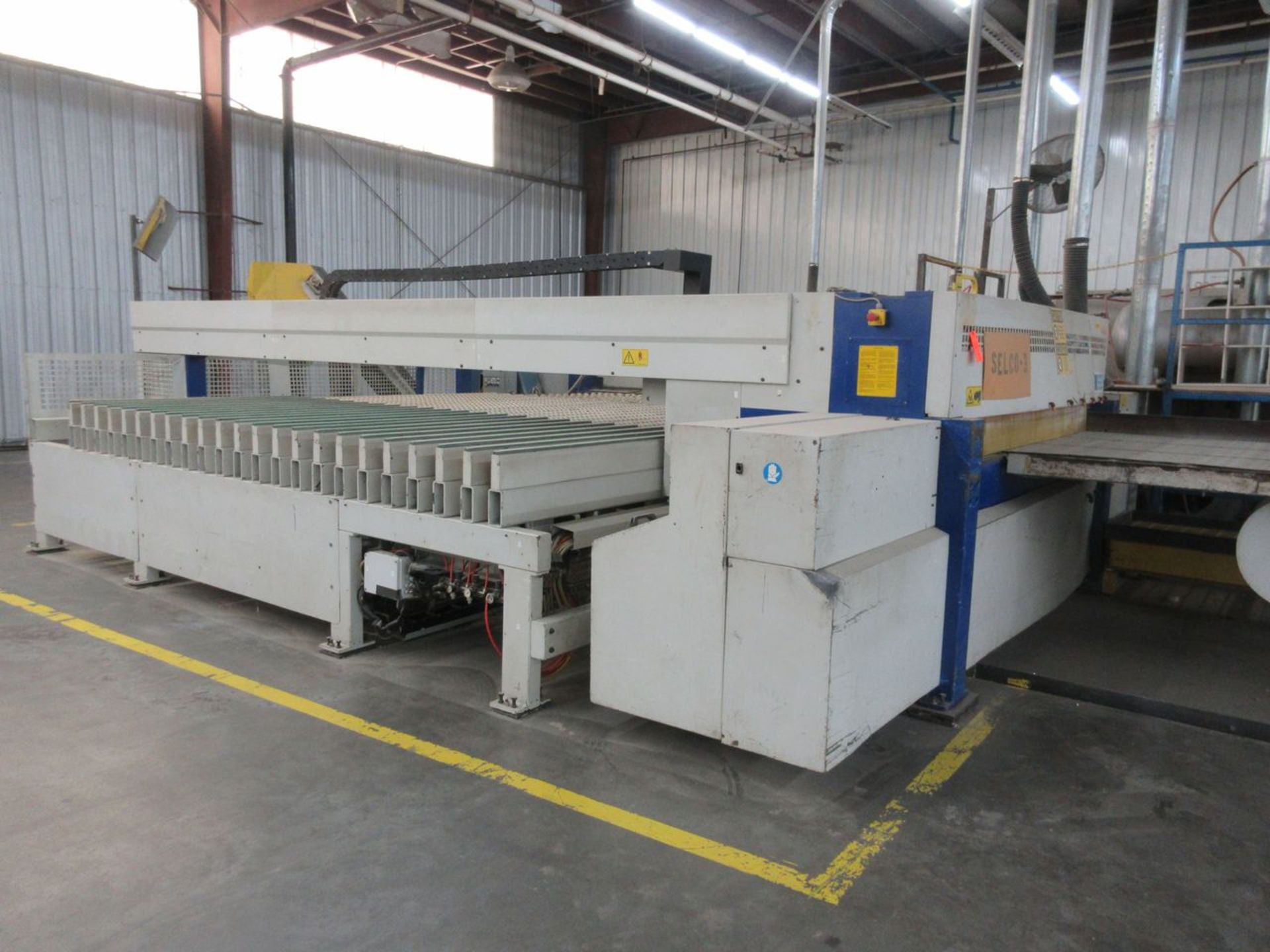 Selco 102 in. Model WNA512 CNC 2-Pass Horizontal Angular Panel Saw, S/N: 80657 (1999); with (3) 24 - Image 17 of 19