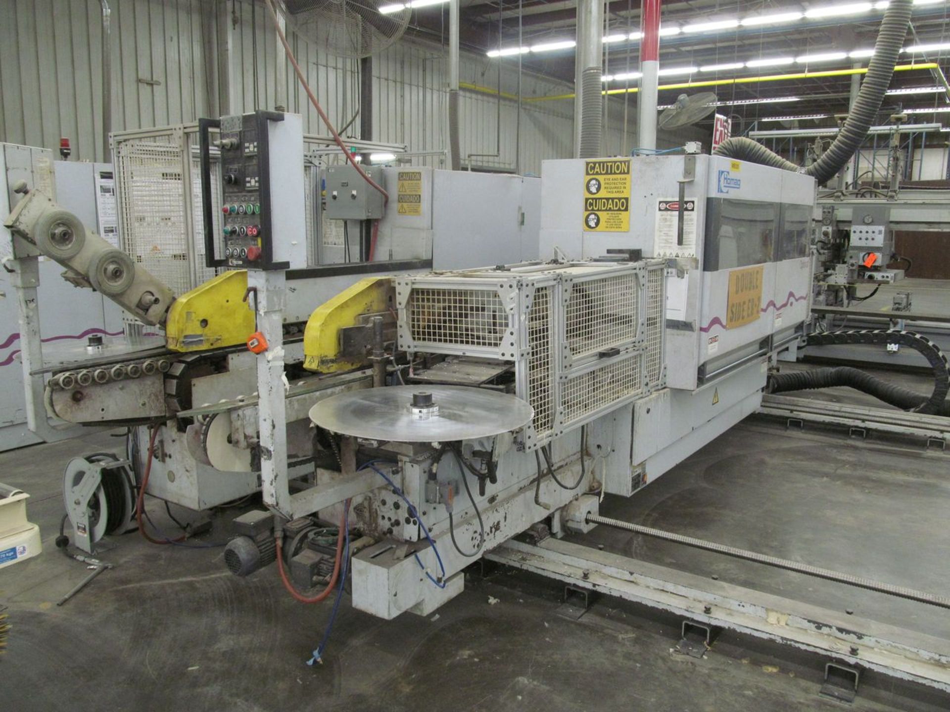 Homag Type KL84/A12/30 Double End Edge Bander, S/N: 0-200-08-3019 (1998); with Coil Feed Reel, - Image 2 of 26