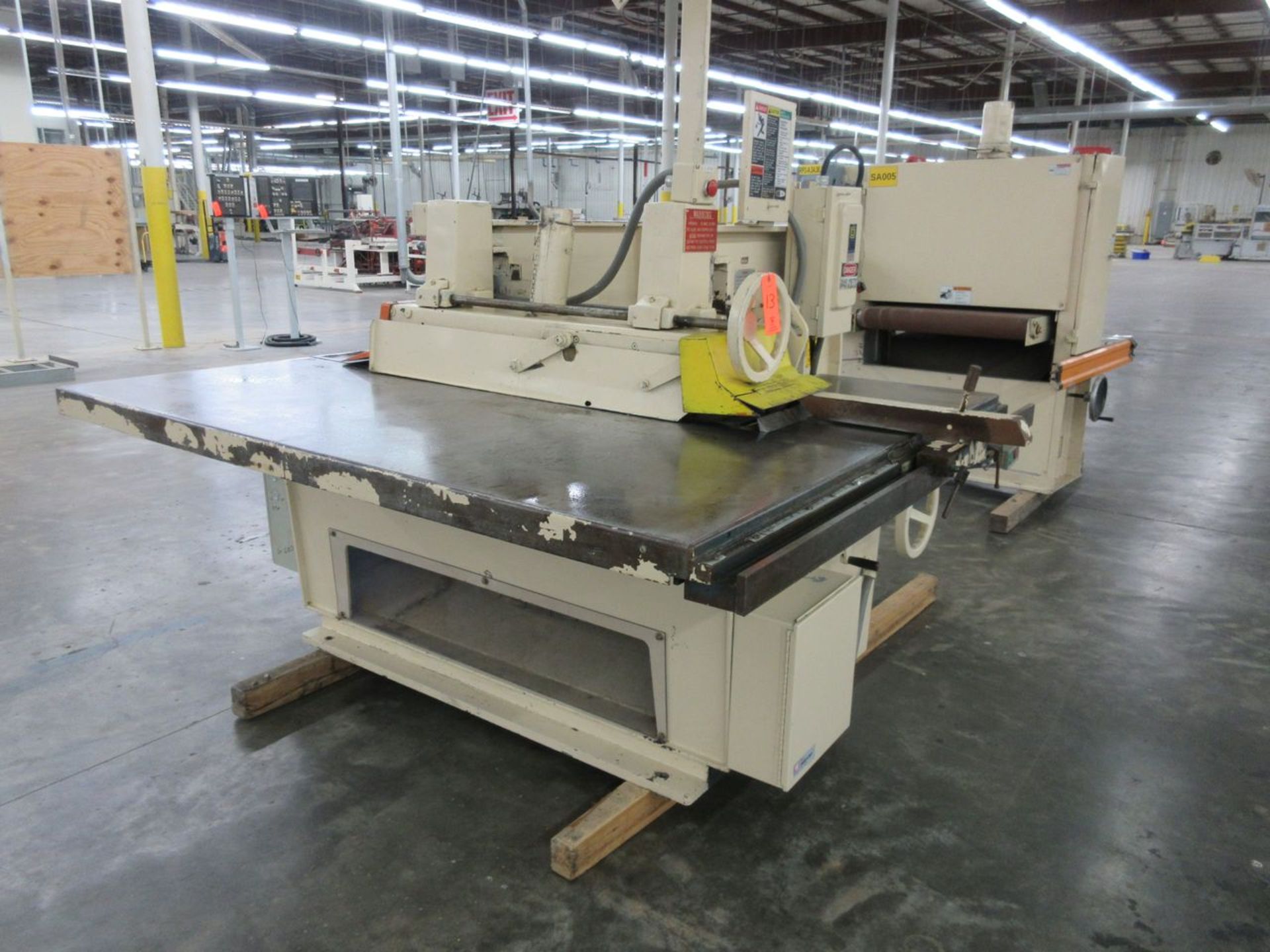 Diehl Model SL-52 Straight Line Chain-Fed Rip Saw, S/N: 10/85M4860-4276; with 25 in. Throat, 15-HP - Image 3 of 7