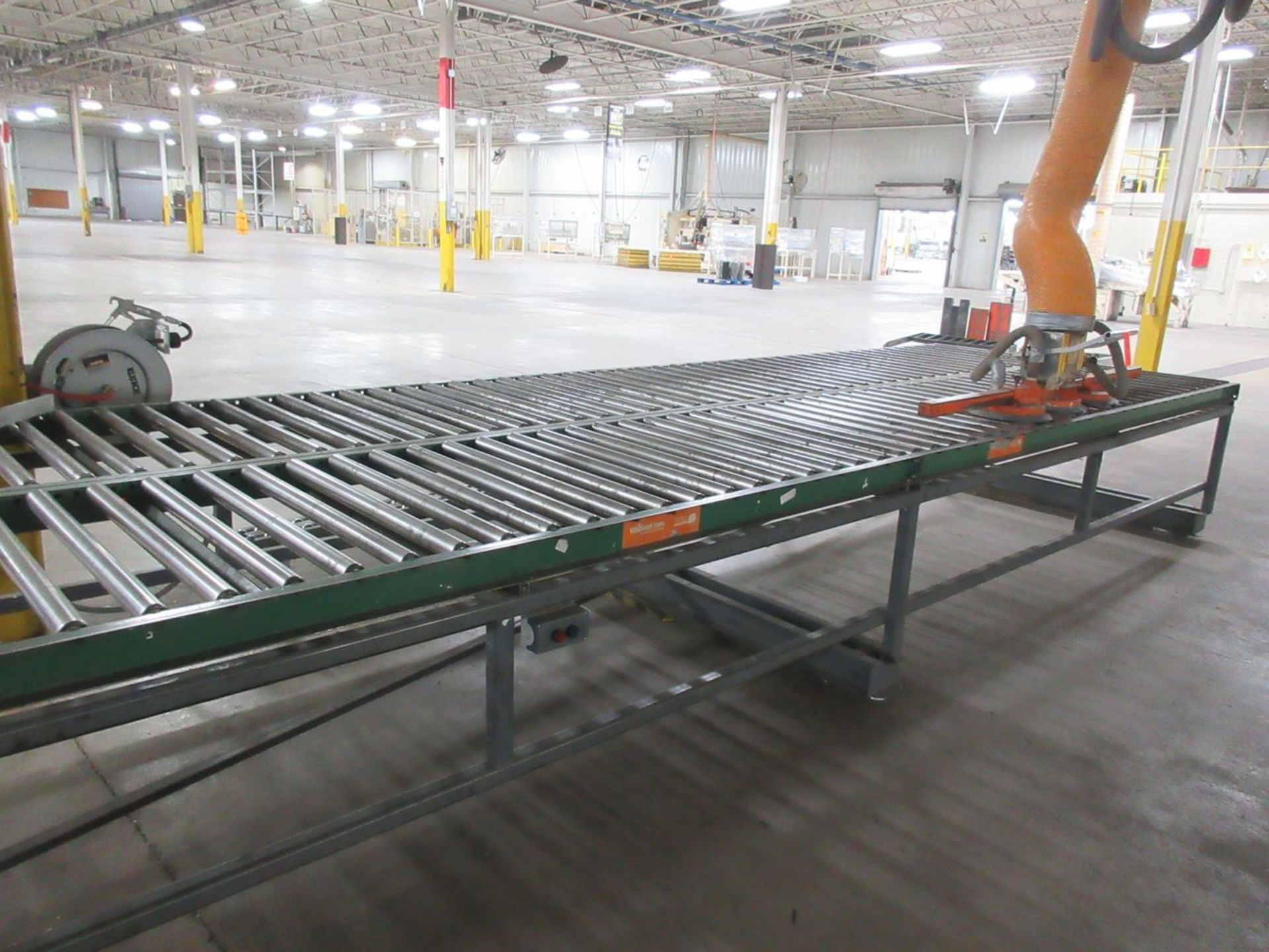 Roach 20 ft. long x 32 in. wide (approx.) per Section Double Wide Roller Conveyor Section - Image 2 of 2