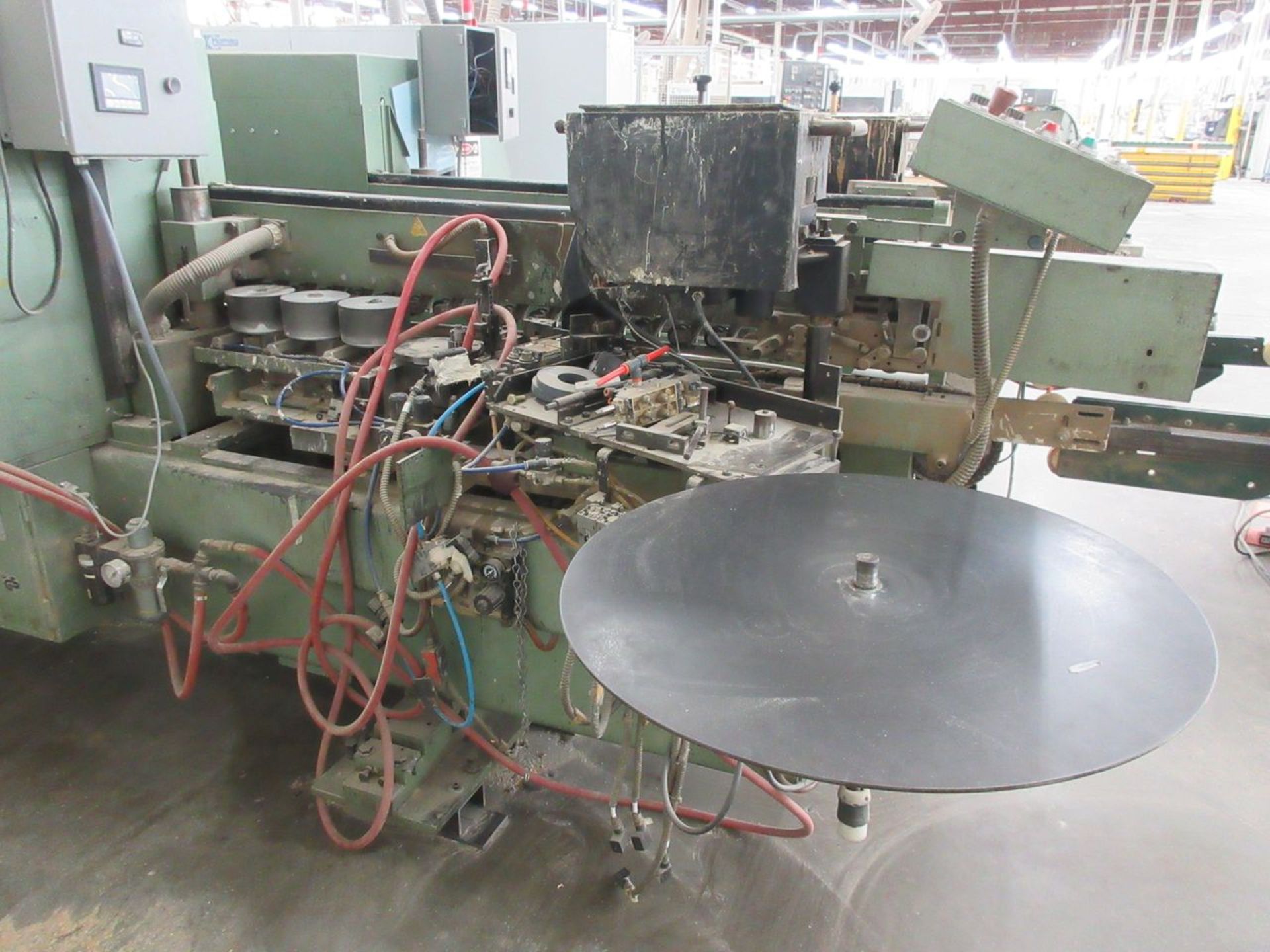 Homag Type KL87/A/30 Double End Edge Bander, S/N: 0-200-08-0007 (1985); with Coil Feed Reel, Glue - Image 4 of 17