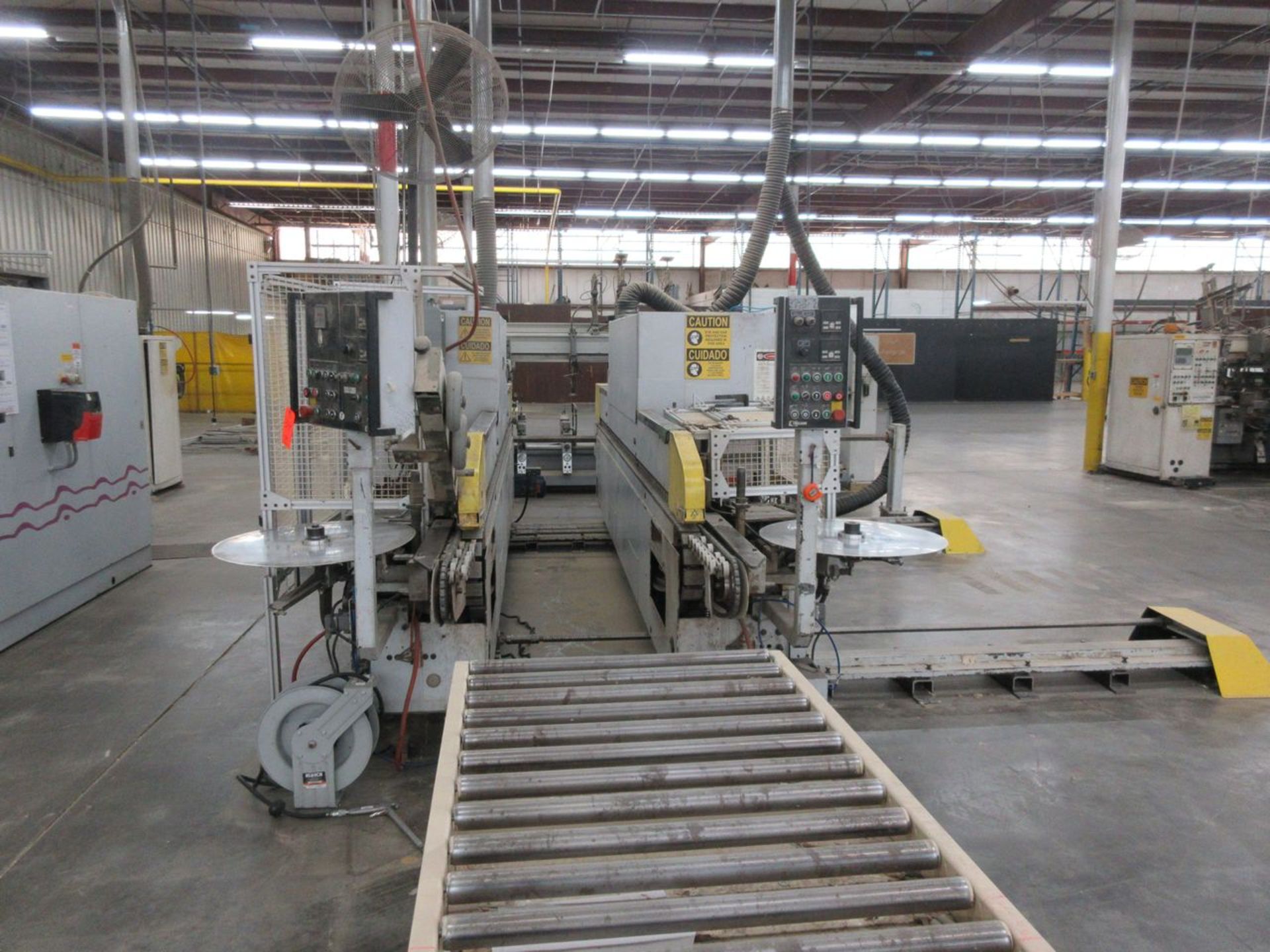 Homag Type KL84/A12/30 Double End Edge Bander, S/N: 0-200-08-3019 (1998); with Coil Feed Reel, - Image 4 of 26
