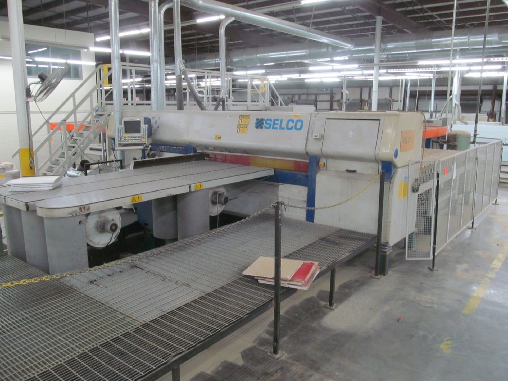 Selco 102 in. Model WNA600 CNC 2-Pass Horizontal Angular Panel Saw, S/N: 4110 (2000); with Shuttle - Image 3 of 19