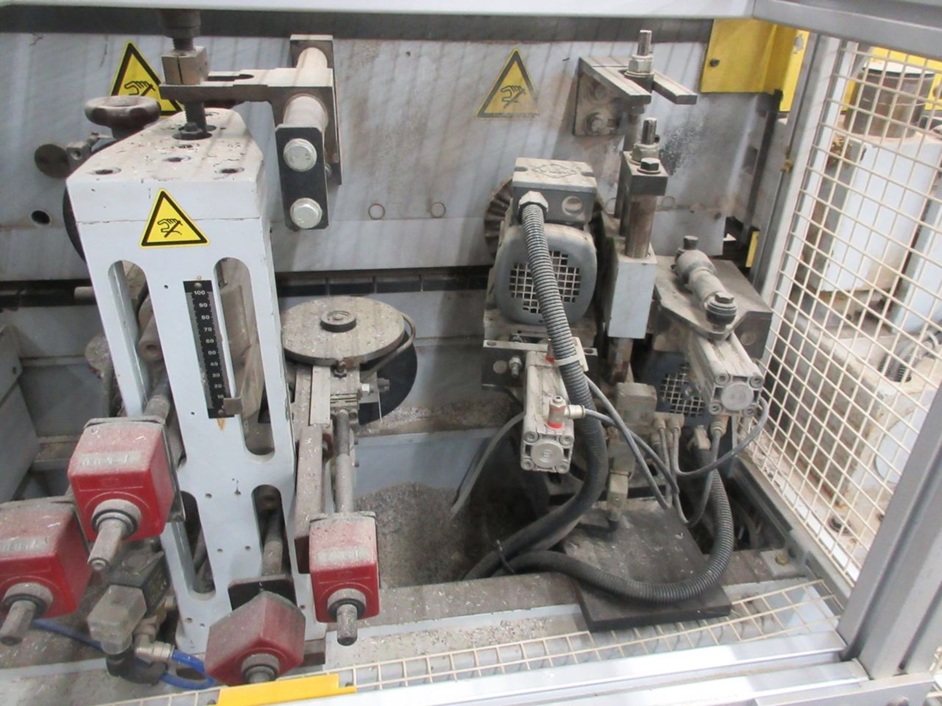 Homag Type KL84/A12/30 Double End Edge Bander, S/N: 0-200-08-3019 (1998); with Coil Feed Reel, - Image 16 of 26