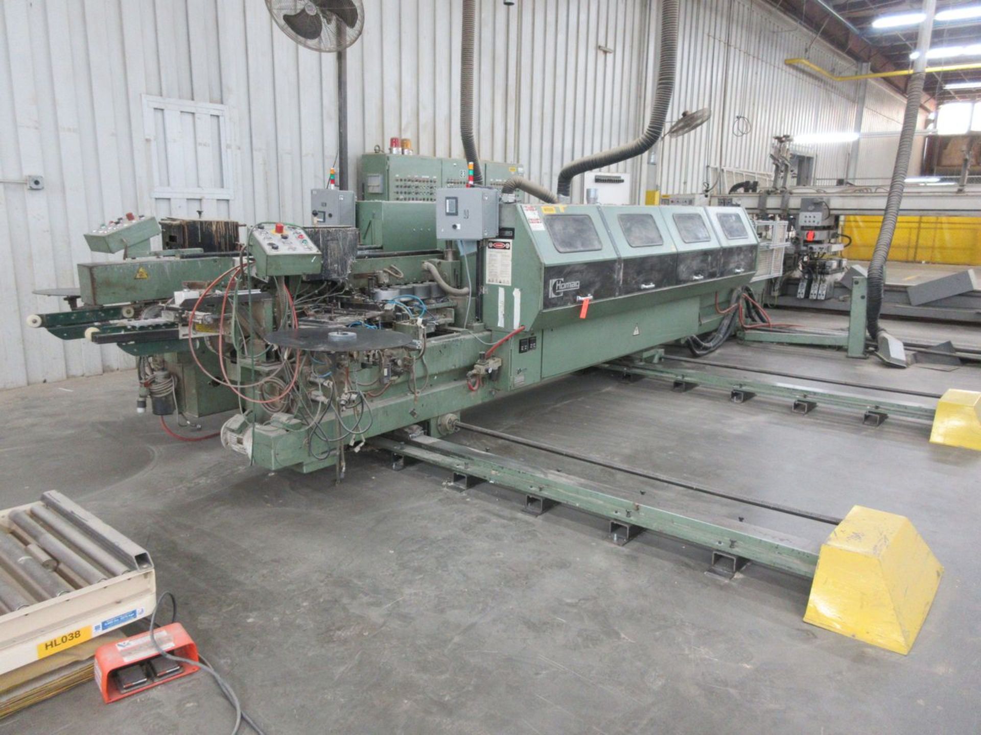 Homag Type KL87/A/30 Double End Edge Bander, S/N: 0-200-08-0007 (1985); with Coil Feed Reel, Glue