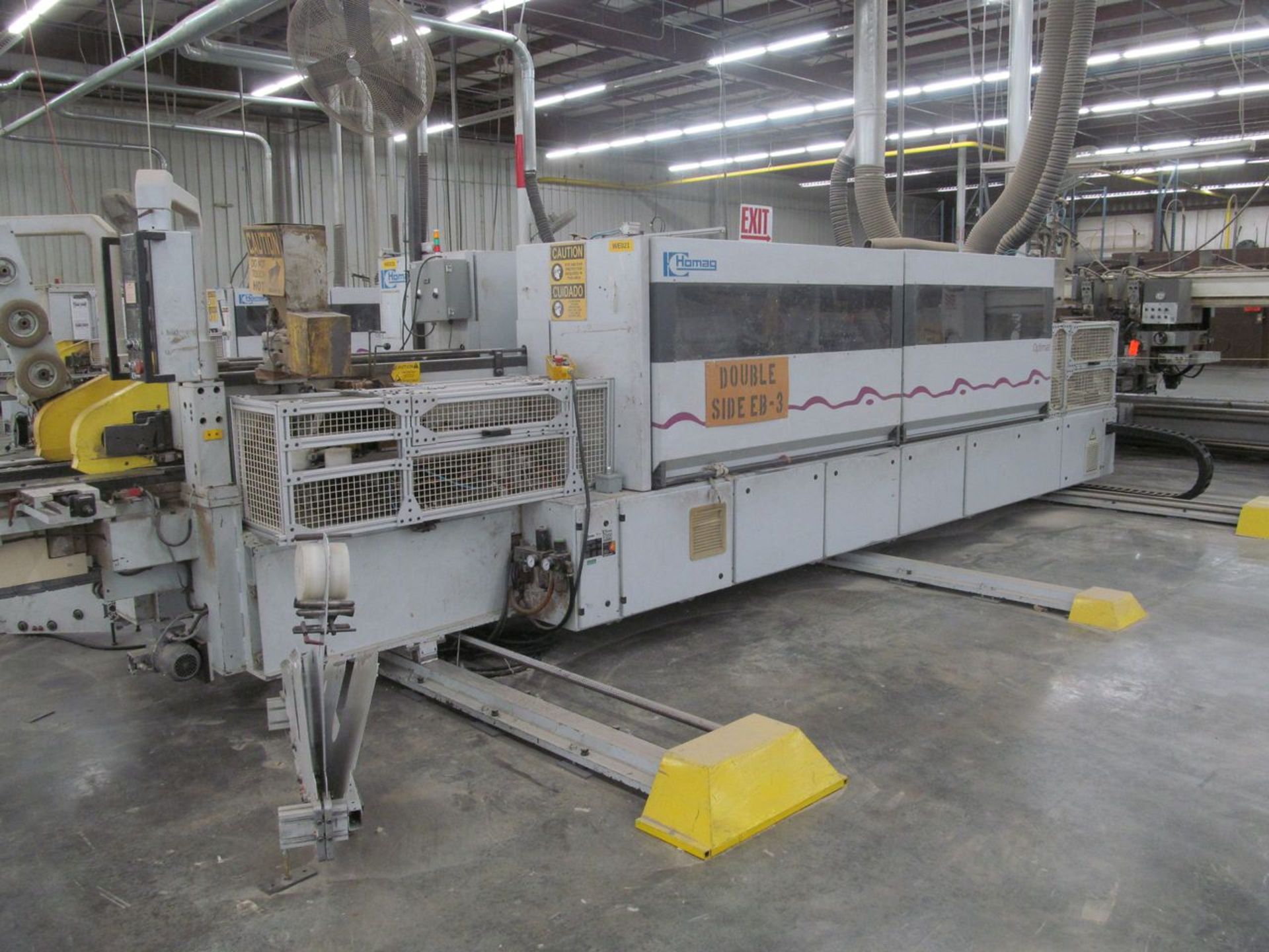 Homag Type KL25/7/A12/20 Double End Edge Bander, S/N: (1998); with Strip Feed, Glue Station, - Image 2 of 18