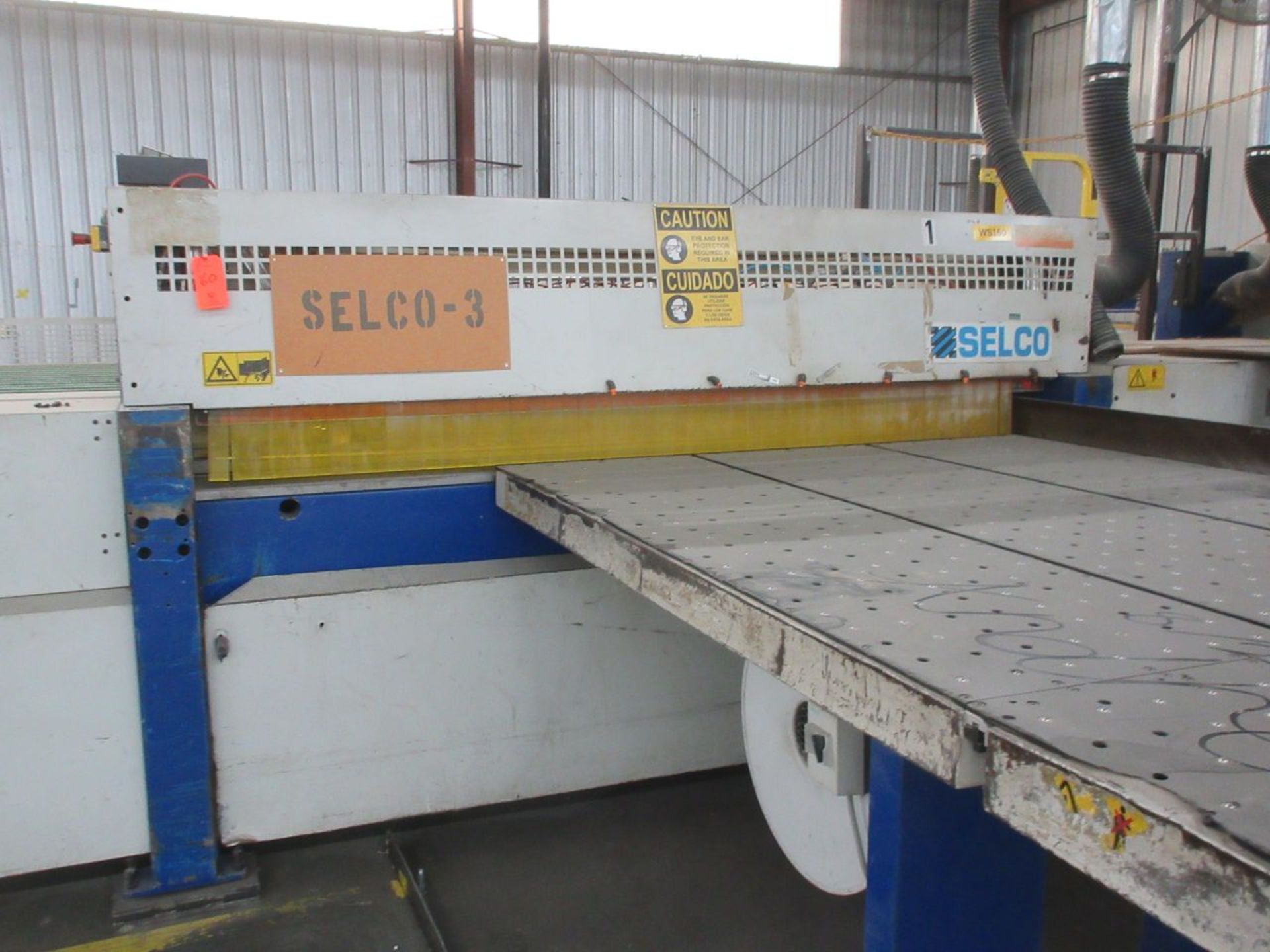 Selco 102 in. Model WNA512 CNC 2-Pass Horizontal Angular Panel Saw, S/N: 80657 (1999); with (3) 24 - Image 3 of 19