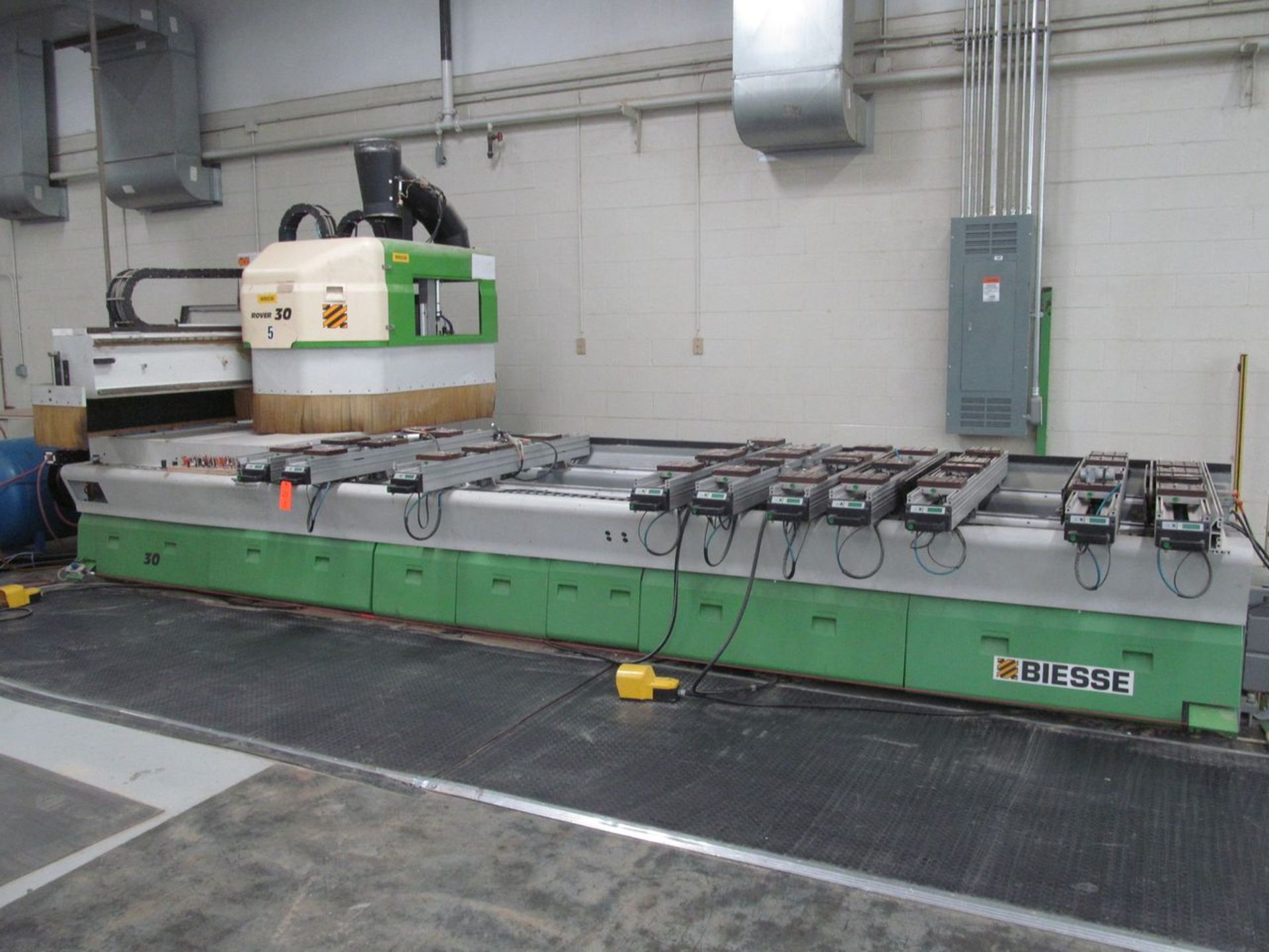 Biesse Rover 30 L2 CNC Machining Center (2-Electro Spindle Router), S/N: 9527 (2001); with Travels