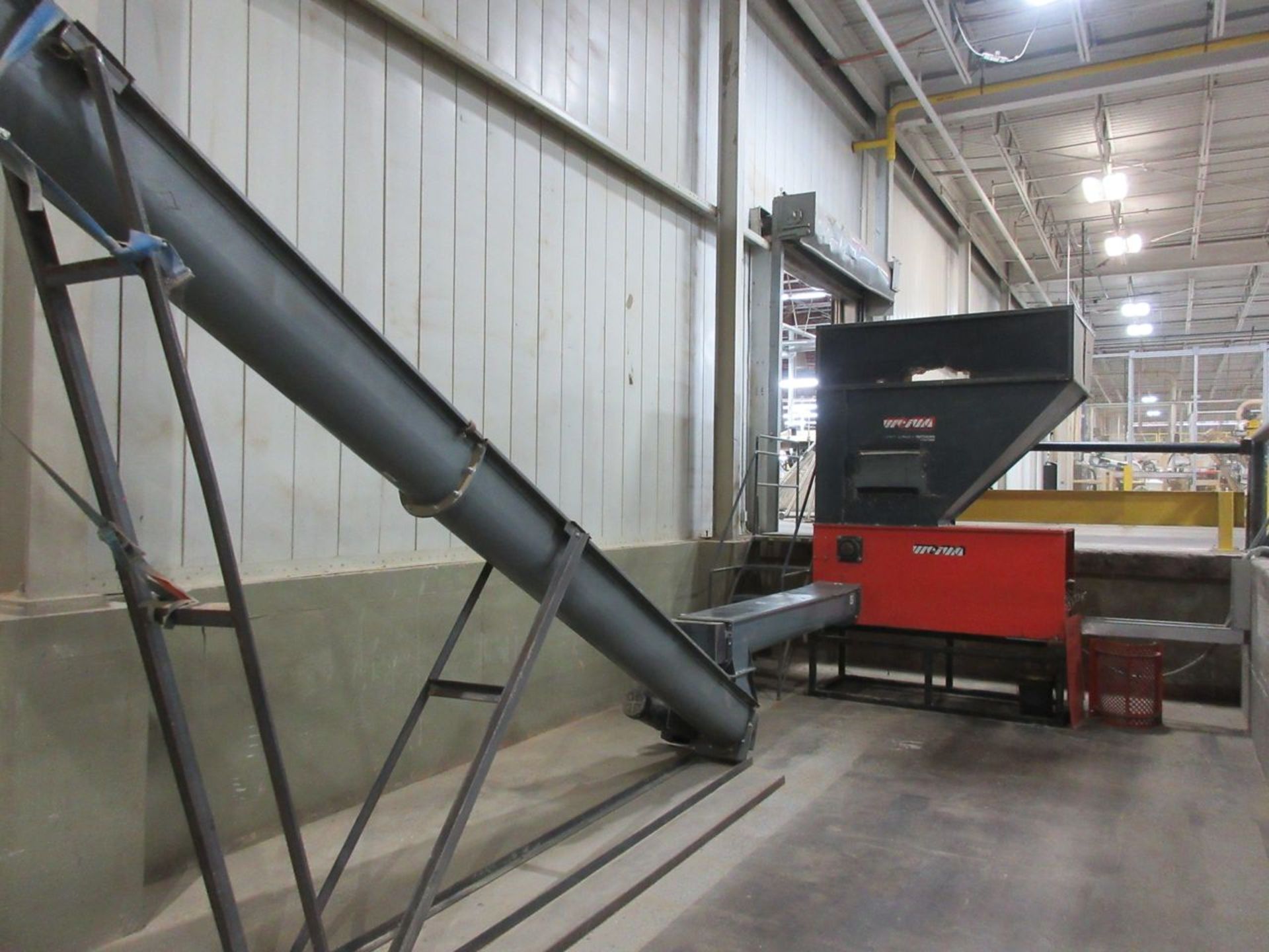 Weima Model WL 4 S Wood Scrap Grinder, S/N: 500-3925 (1998); with 22-Kw Motor, Infeed Chute, 10 - Image 9 of 9