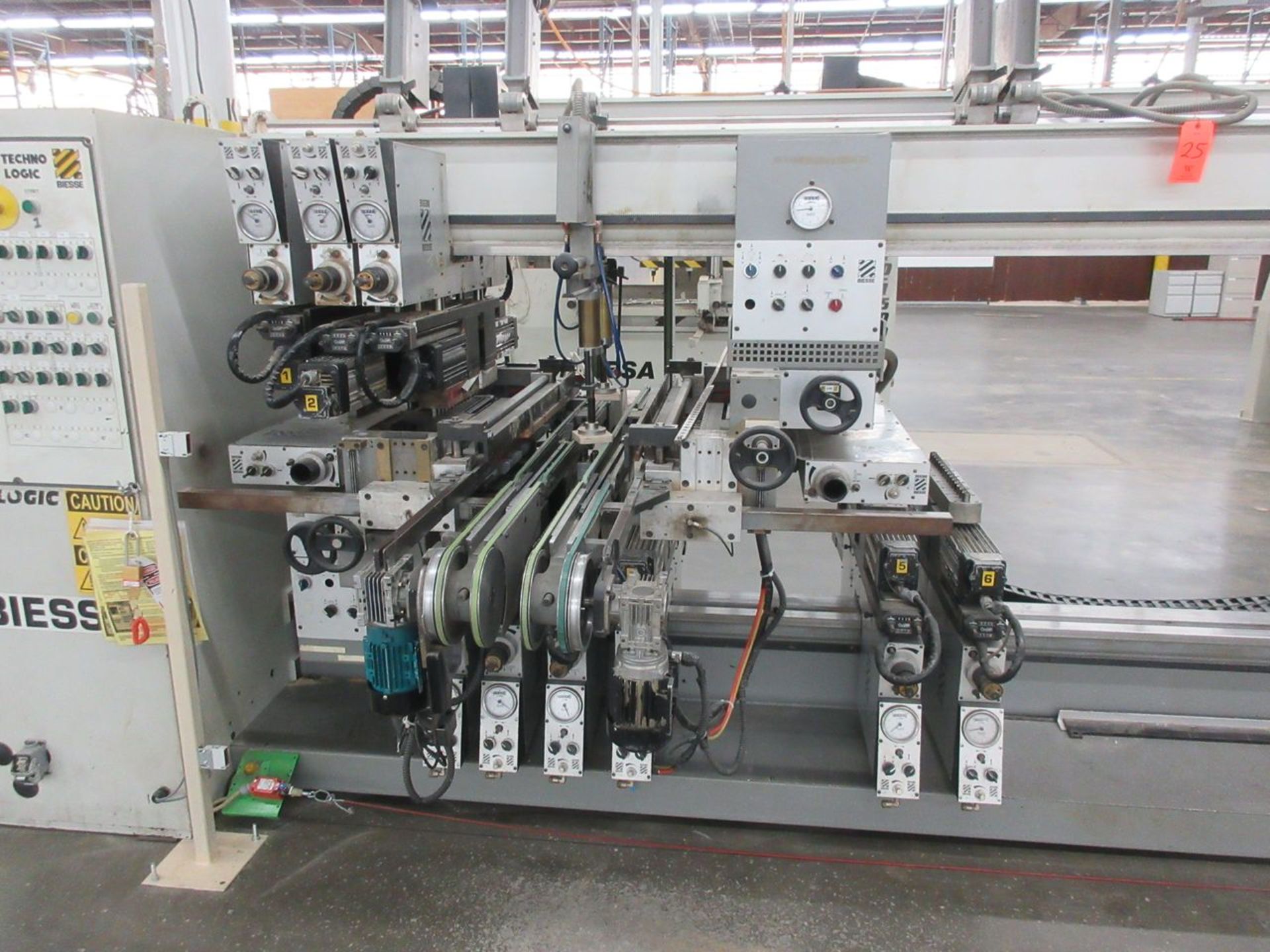 Biesse Techno Logic Through-Feed Automatic Drilling Machine, S/N: 92045 (1999); with 3200-mm Max. - Image 4 of 8