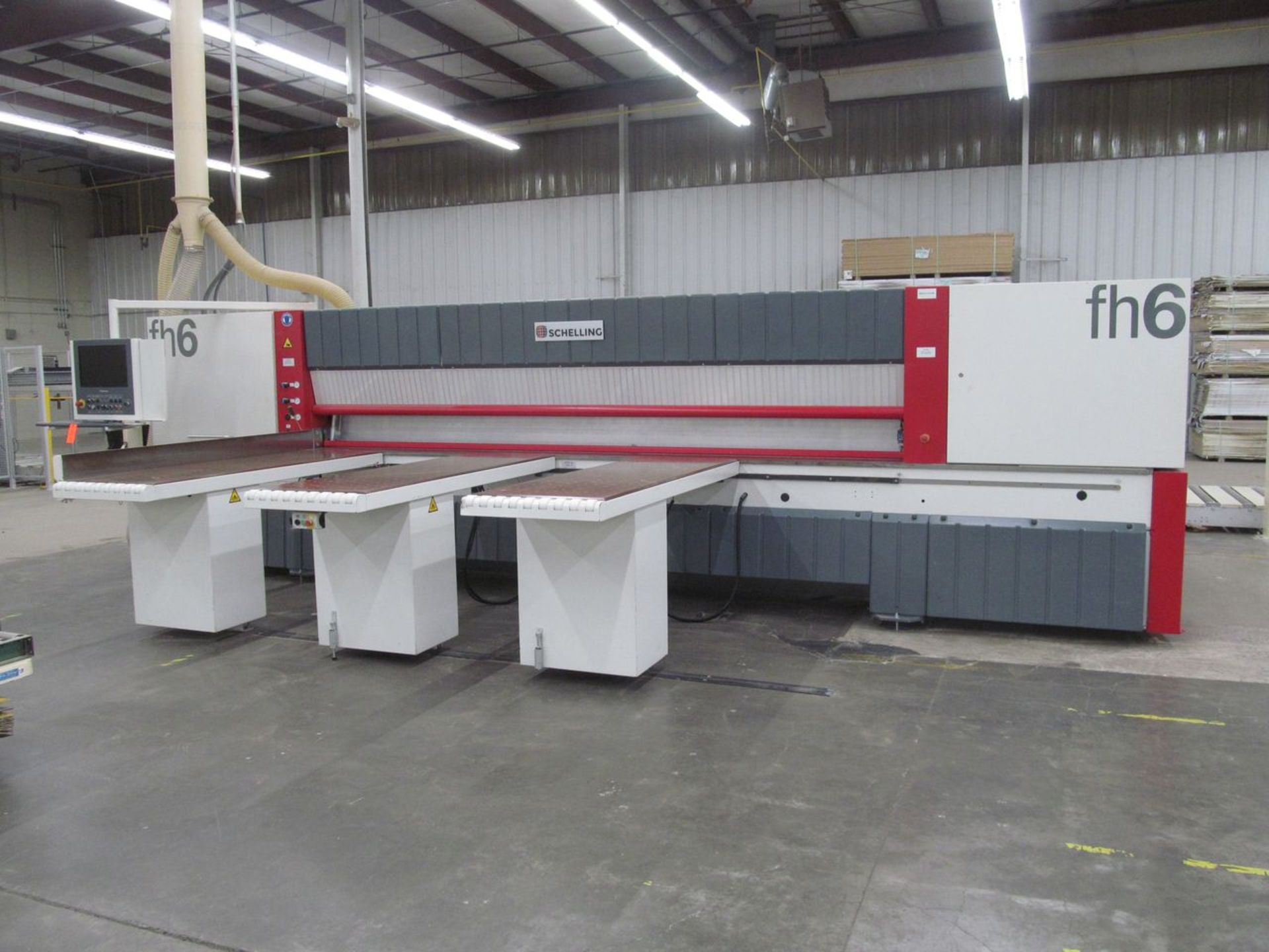Schelling 14 ft. Model FH 6 430 CNC Rear Loading Horizontal Automatic Cut-to-Size Panel Saw, S/N: