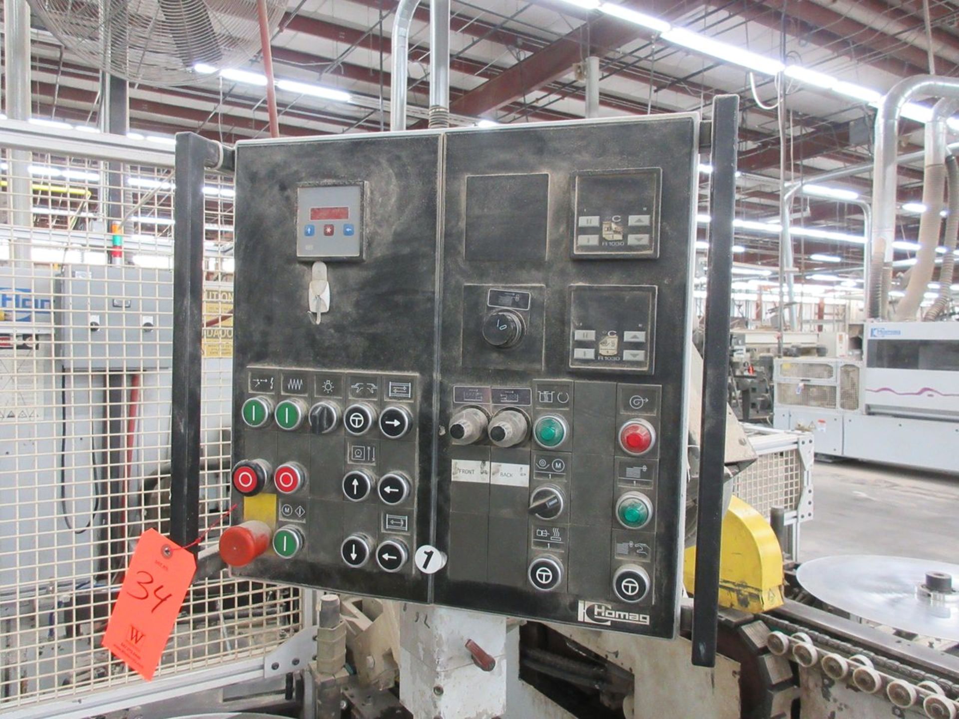 Homag Type KL84/A12/30 Double End Edge Bander, S/N: 0-200-08-3019 (1998); with Coil Feed Reel, - Image 19 of 26