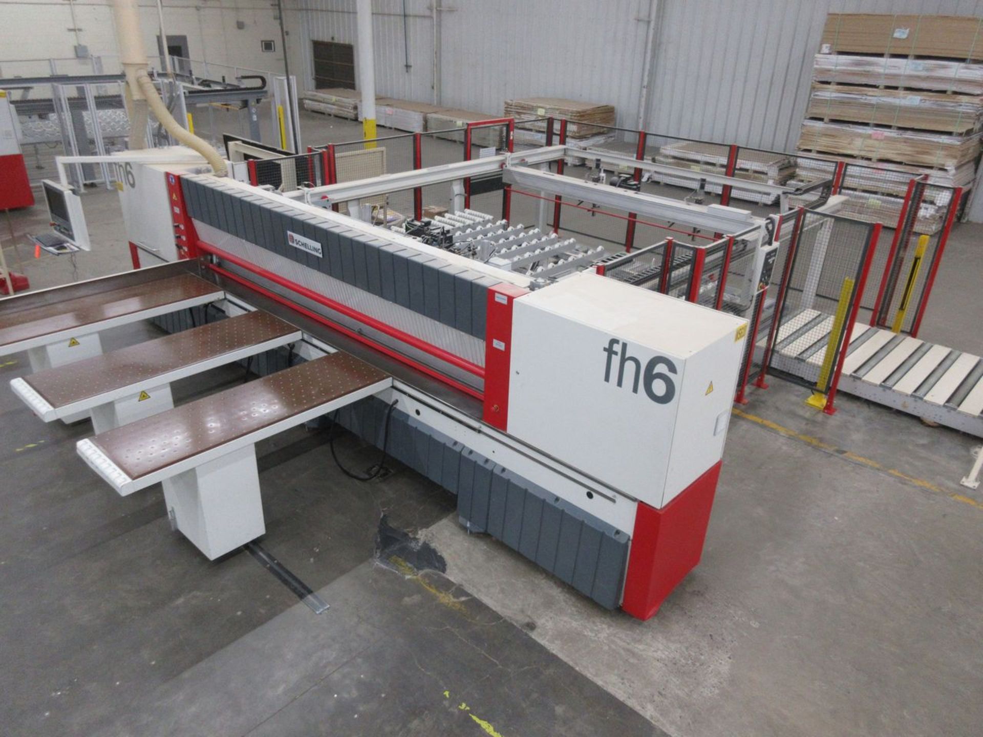 Schelling 14 ft. Model FH 6 430 CNC Rear Loading Horizontal Automatic Cut-to-Size Panel Saw, S/N: - Image 7 of 22