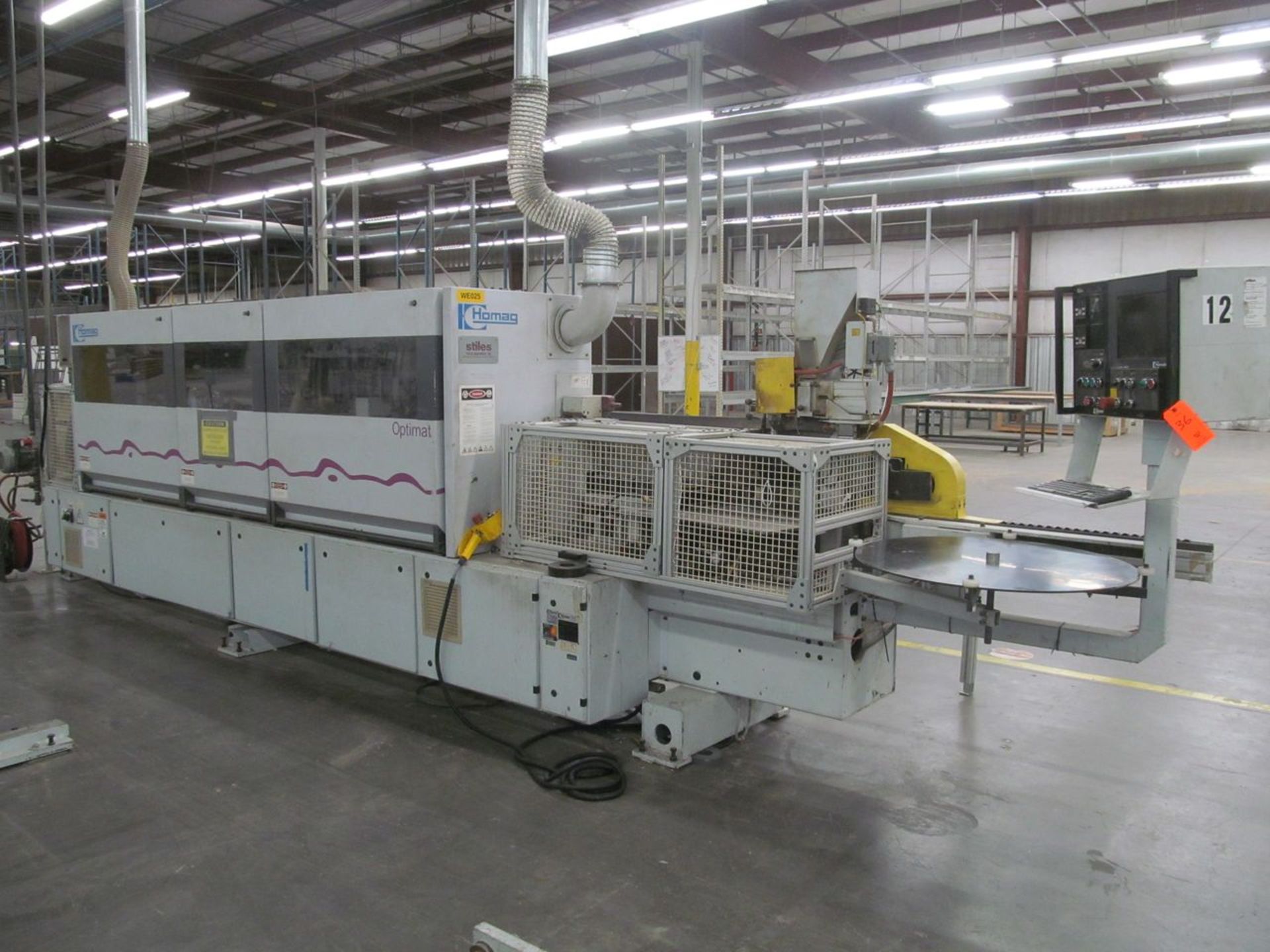 Homag KL76/A20 Single End Edge Bander, S/N: 0-200-08-4020 (1999); with Coil Feed Reel, Glue Station,