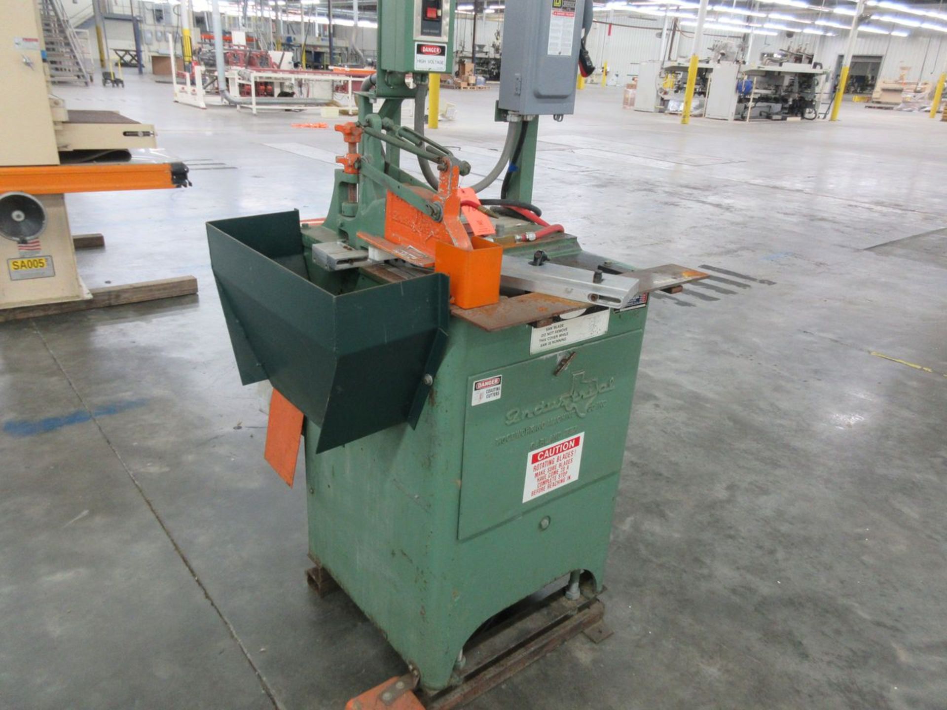 Industrial Model C500L Left Hand Upacting Cut-Off Saw, S/N: C500L-12-408388; (Asset #: N/A)