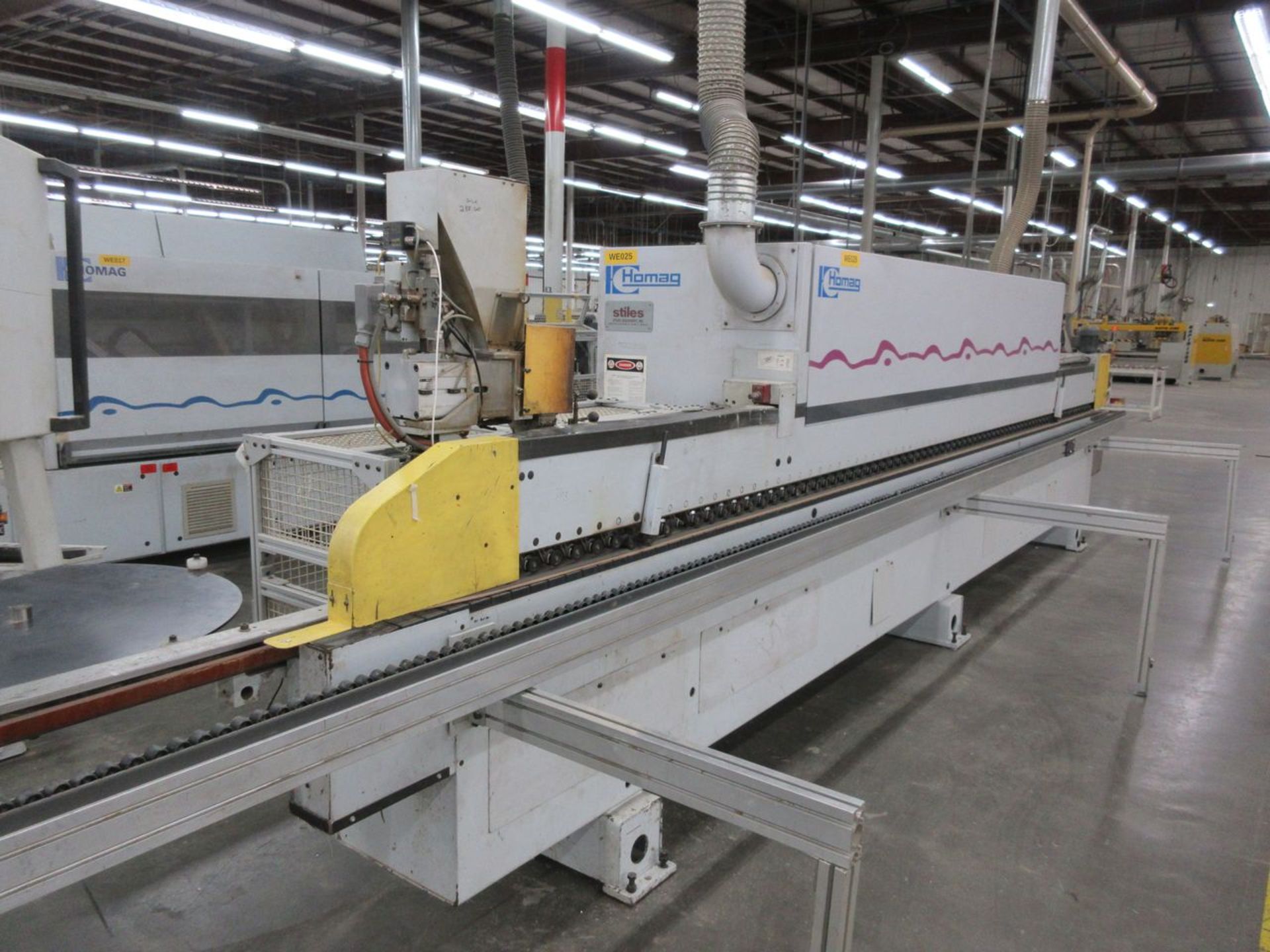 Homag KL76/A20 Single End Edge Bander, S/N: 0-200-08-4020 (1999); with Coil Feed Reel, Glue Station, - Image 11 of 13